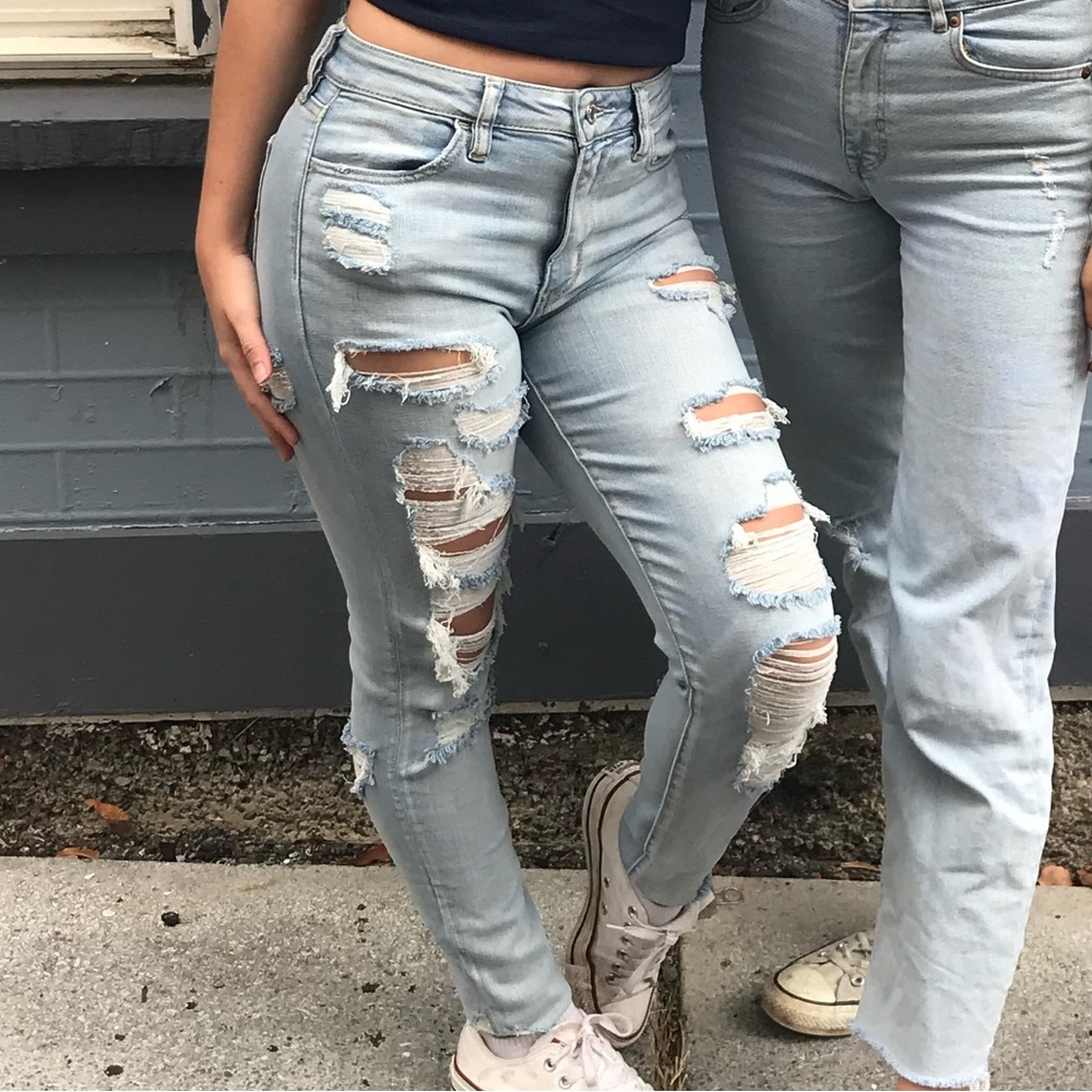 American eagle super hi-rise jegging